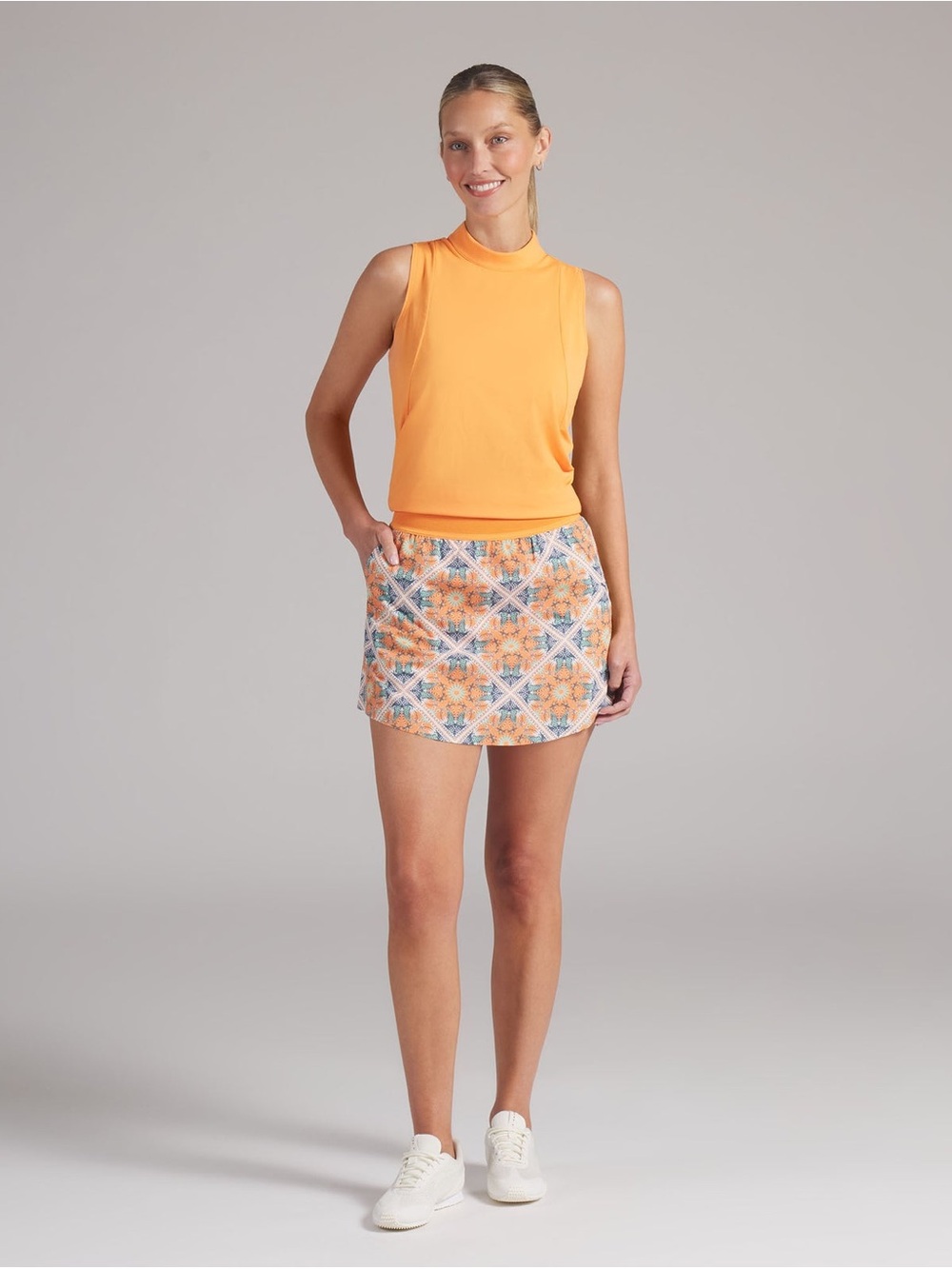 Puma Women's Lettie Leopard 15.5" Golf Skirt S
